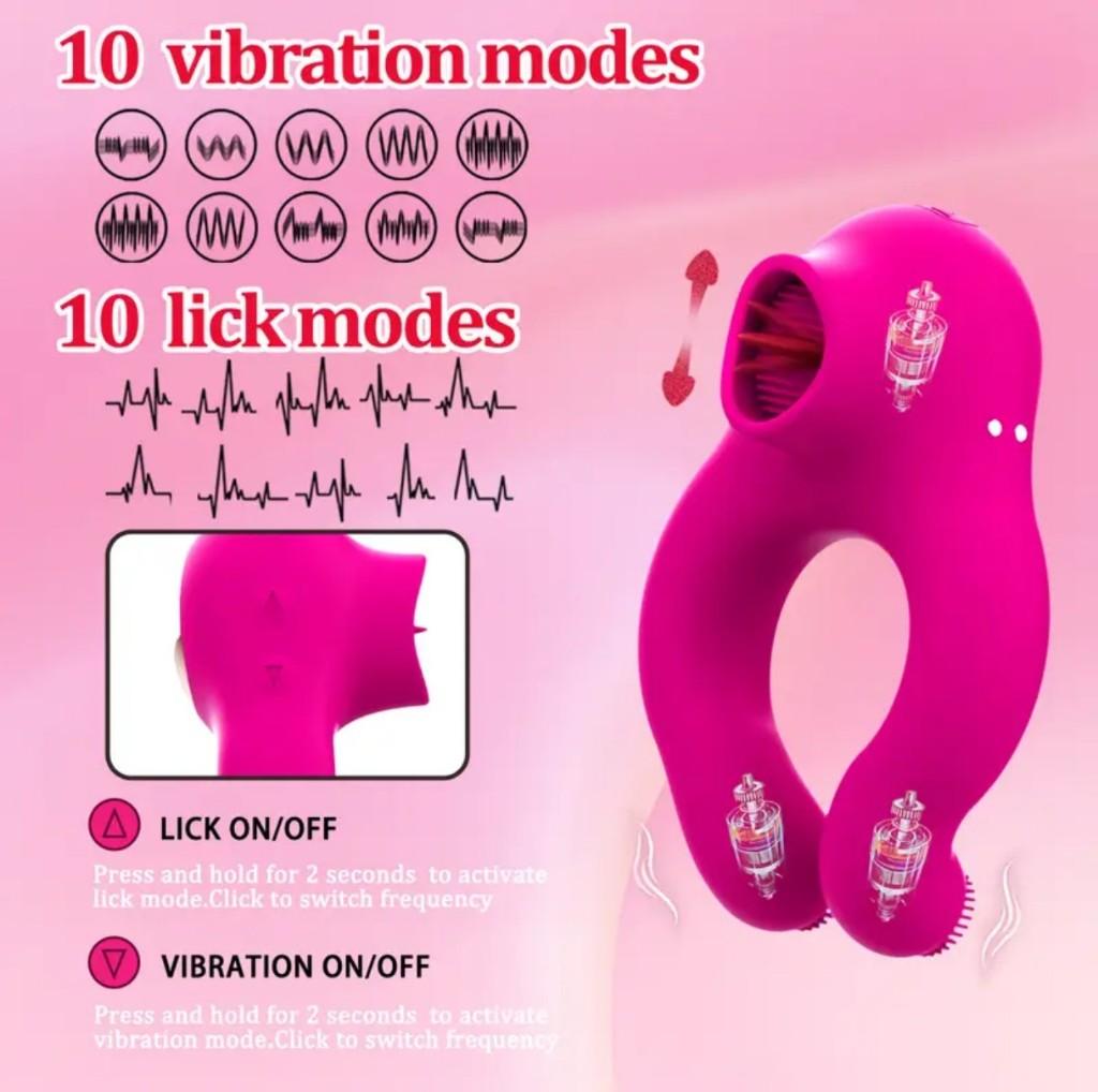 Miniatura 2 de Anillo vibrador con lengüeta