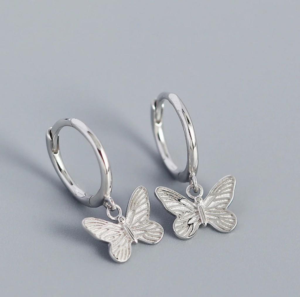 Aretes mariposa