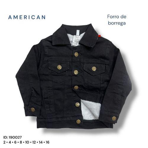 Miniatura 2 de Chamarra de mezclilla con borrega