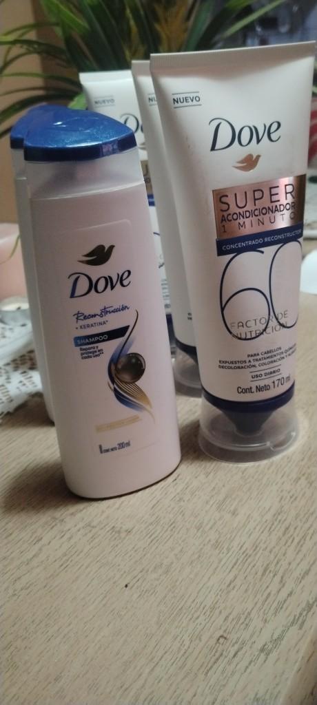 Pack shampo y acondicionador Dove reconstrucción