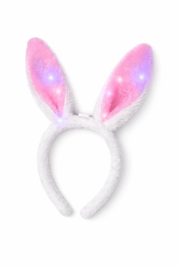 12 Diadema de Conejo con Luz