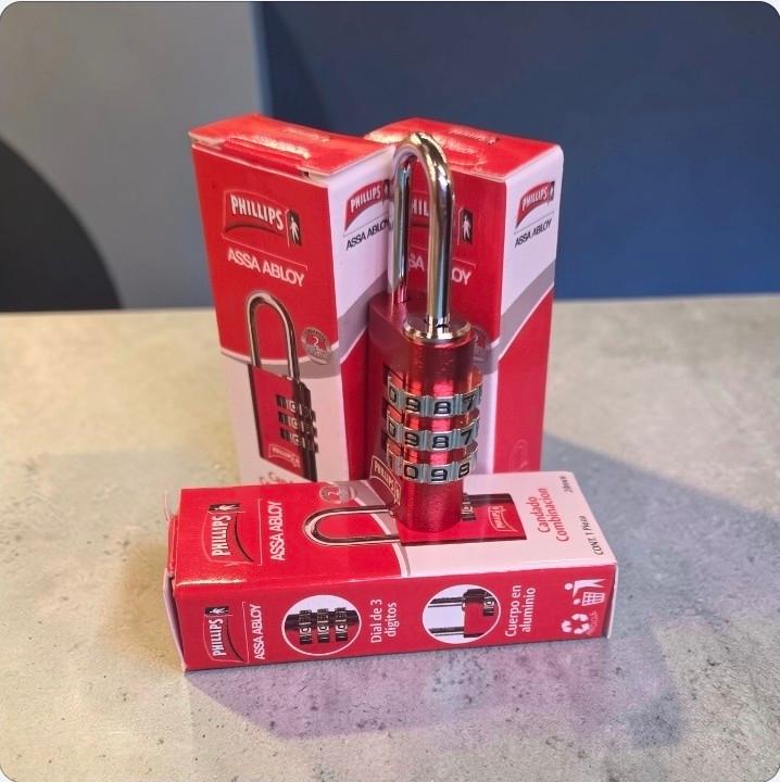 Candado 20mm Phillips clave
