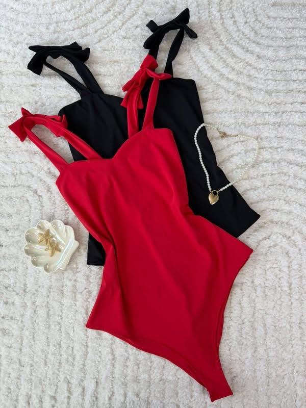 Body moños (negro)