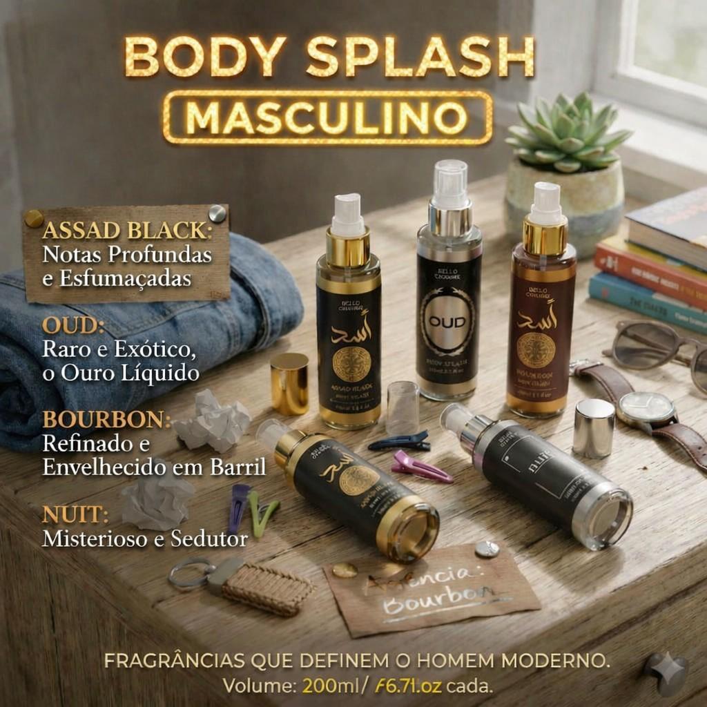 * Árabe / Body Splash Masculino - 200ml