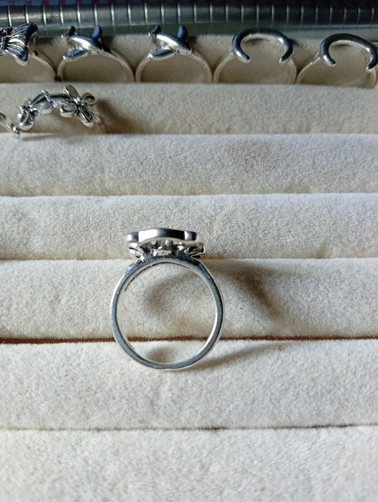 Miniatura 3 de Anillo de Acero Inoxidable (Araña Grande)