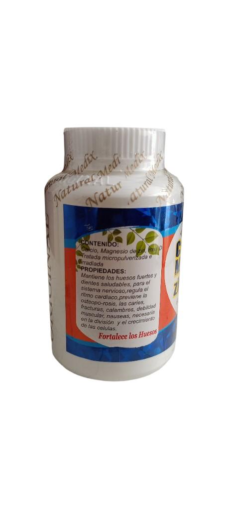 Miniatura 2 de Calcio, Magnesio Zinc + D Por 2 Frascos de 100 Cápsulas Cada Uno.