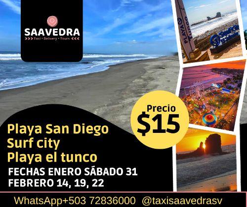 Tour playa San Diego + Surf city