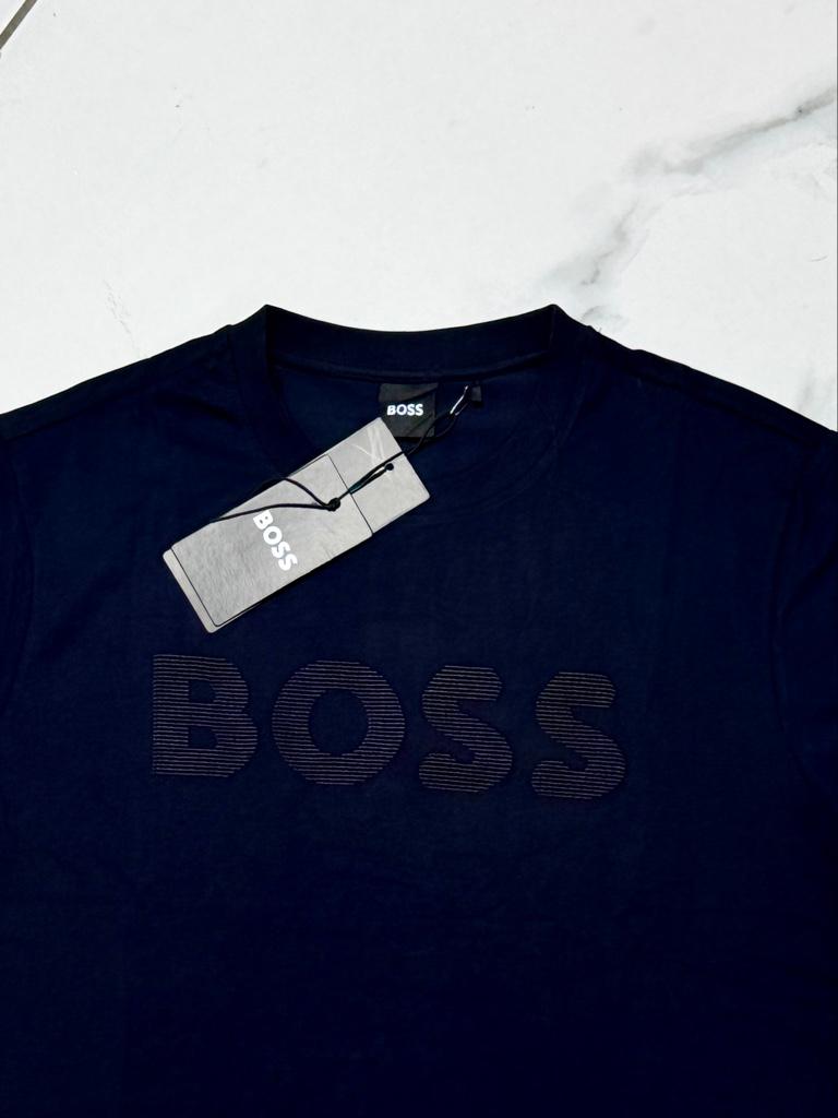 Miniatura 2 de Playera BOSS azul oscuro