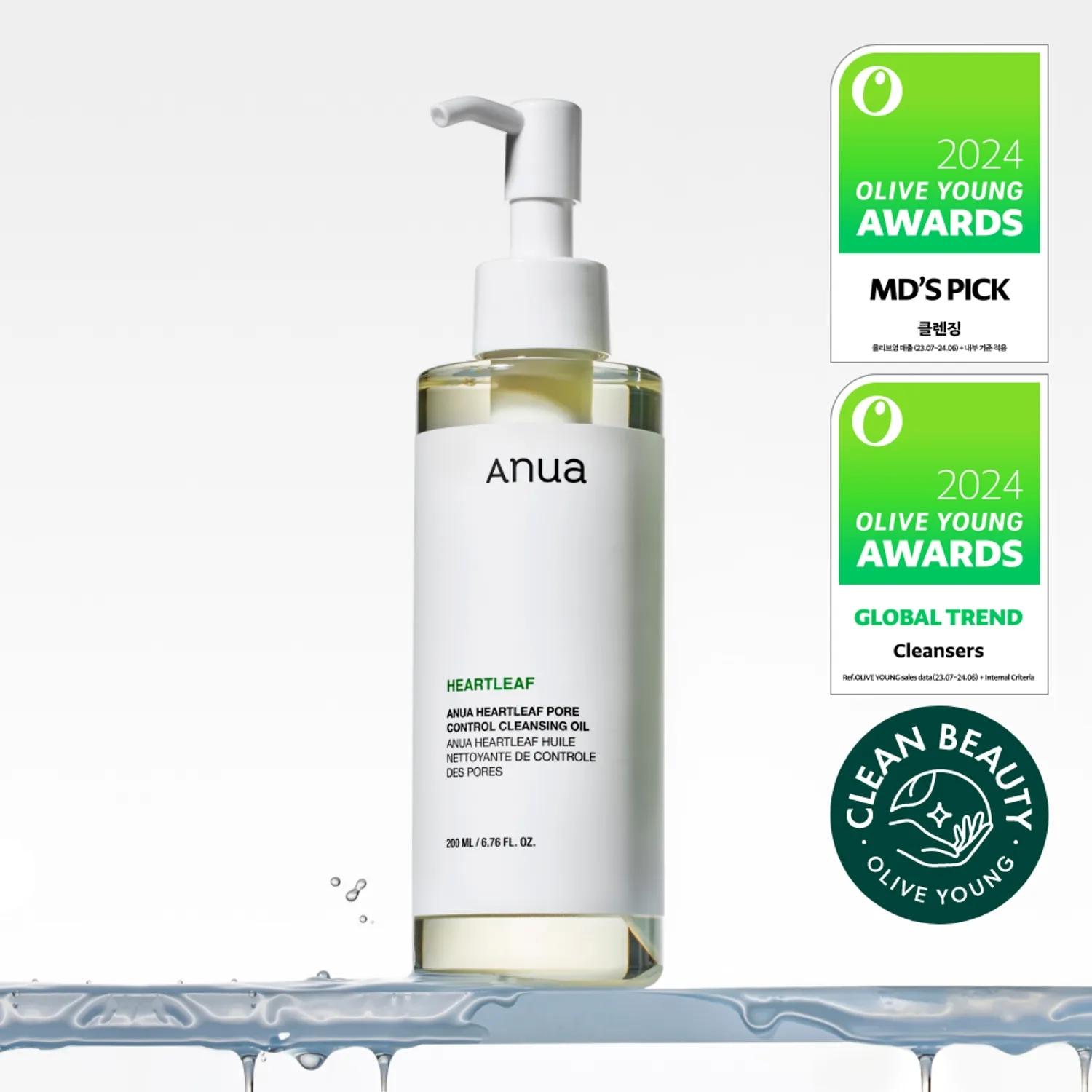 ANUA - Limpiador Facial Control de Poros Heartleaf Pore Control Cleansing Oil 200ml