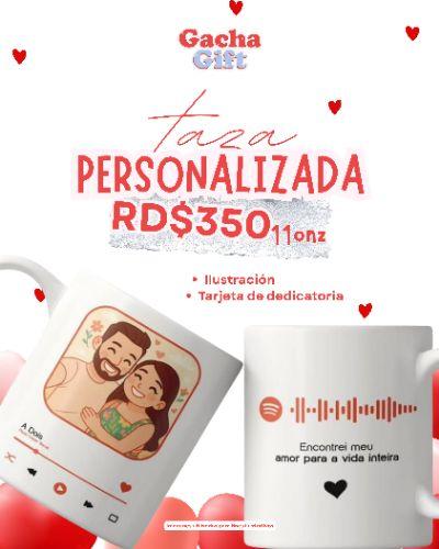 Taza personalizada con caricatura