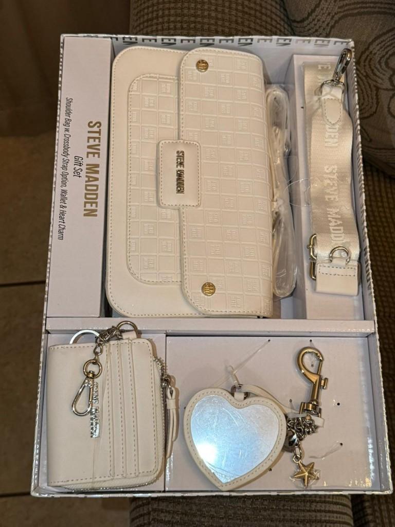 Cartera blanca steve Madden