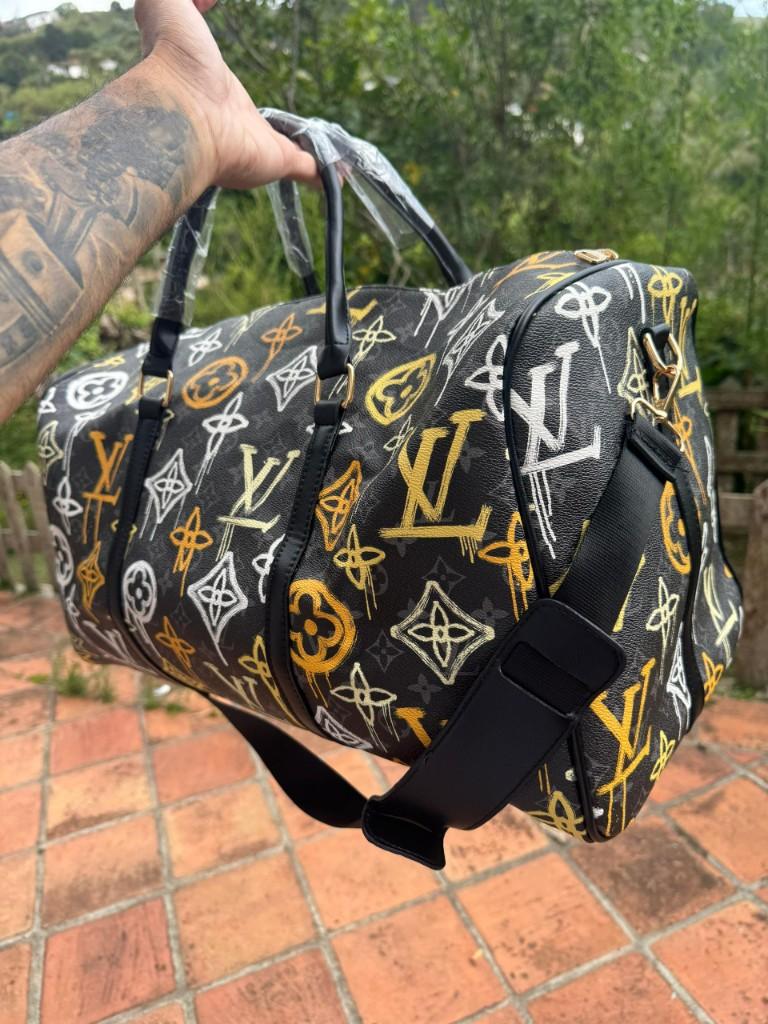 Miniatura 2 de 240836 Bolso de viaje LV amarillo