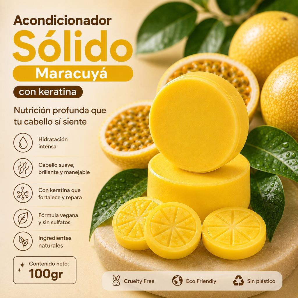 Acondicionador Sólido maracuyá 100gr