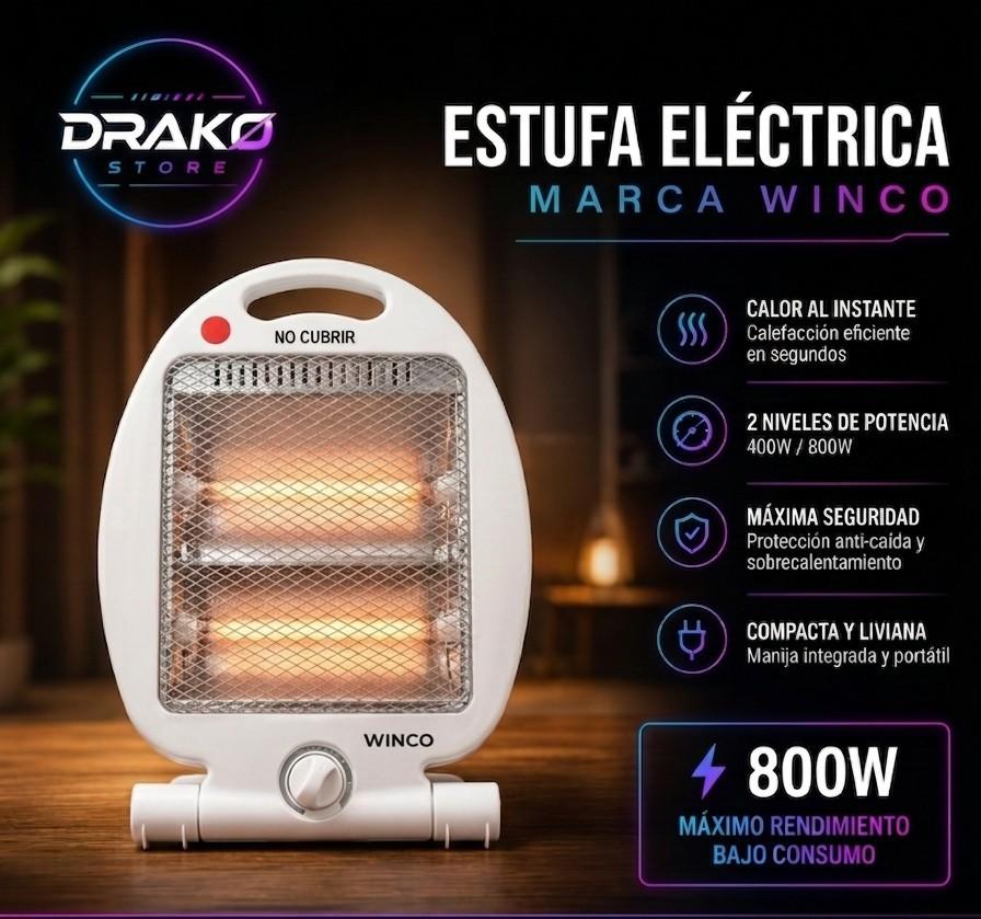 Estufa Electrica Winco 2 Velas