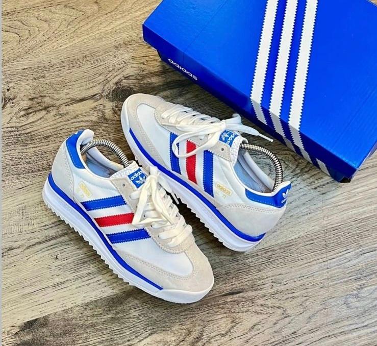 ADIDAS SL 72 BLANCO AZUL ROJO
