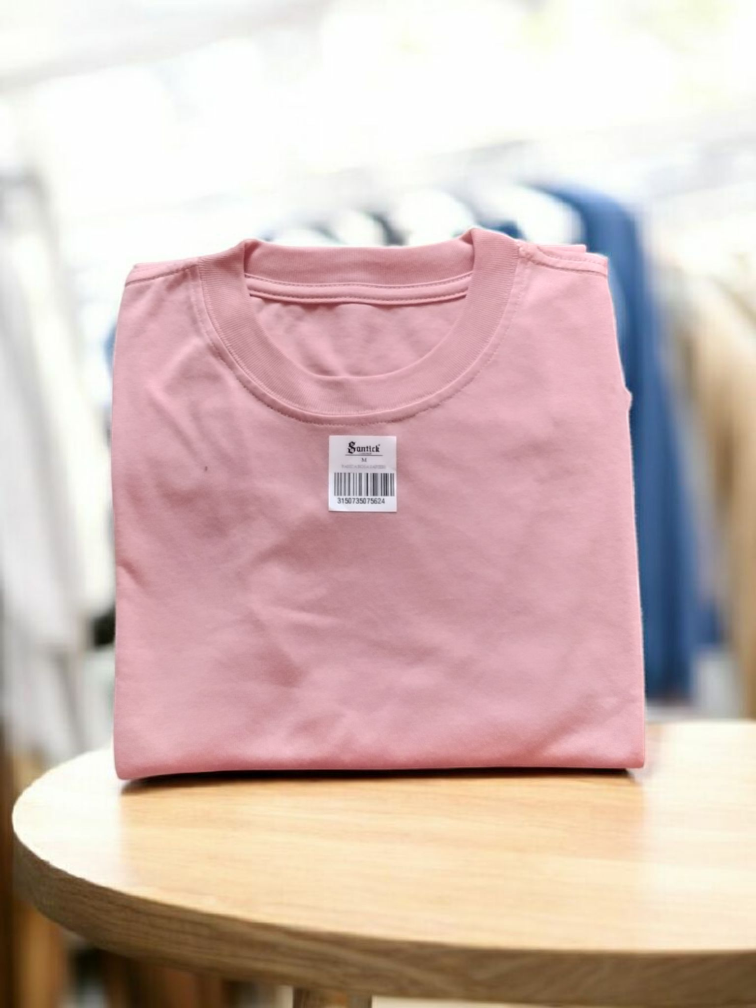 Camiseta básica Rosado S,M,L