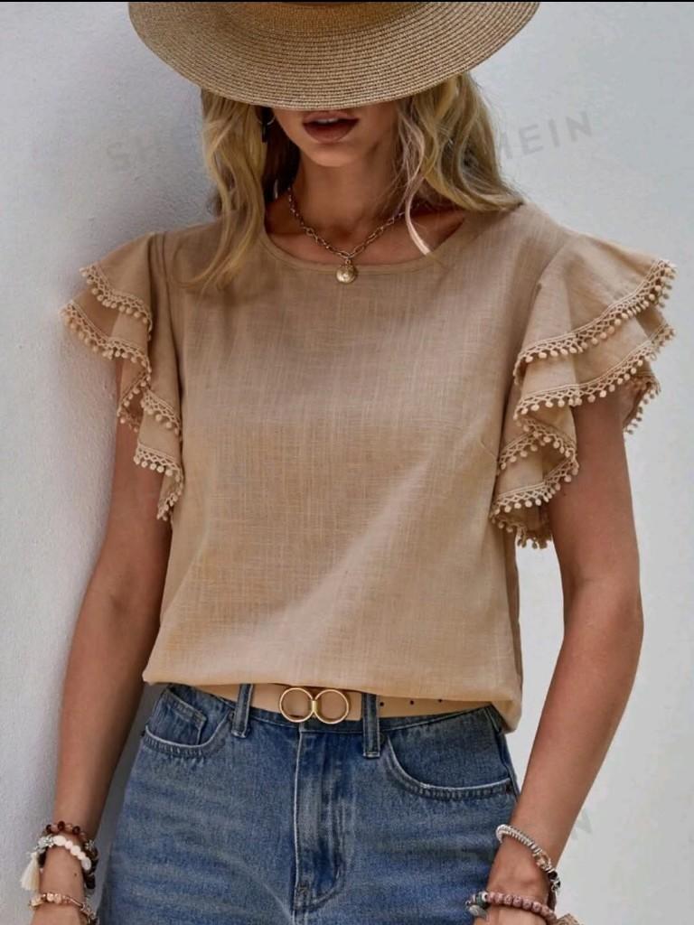 Blusa beige, Emery Rose