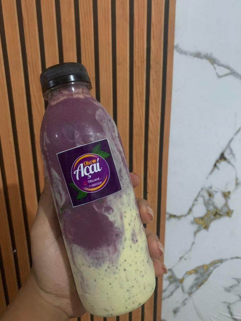 Açaí com creme de maracujá 500 ml