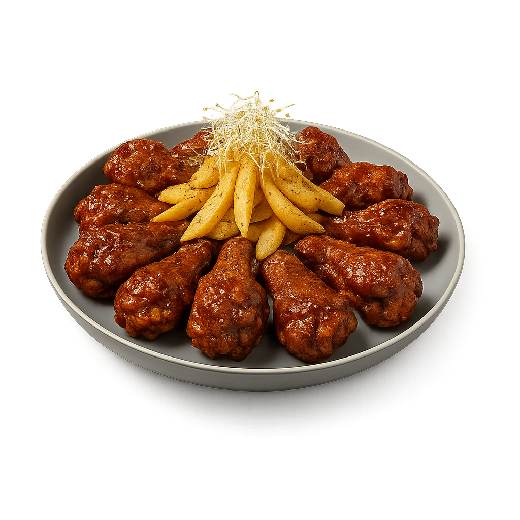 Alitas bbq x12