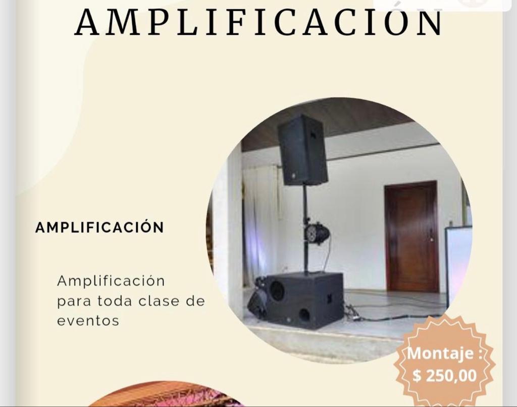 AMPLIFICACIÓN BÁSICA PARA EVENTOS