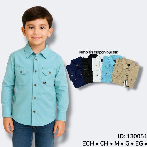 Camisa casual niño