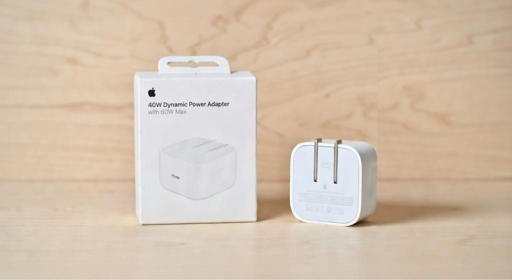 Adaptador Apple 40W Dinámico 60W Max - Carga Ultra Rápida iPhone/iPad