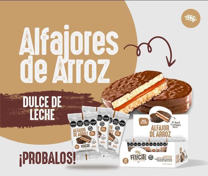Alfajor de arroz Dulce de leche 23g x12u