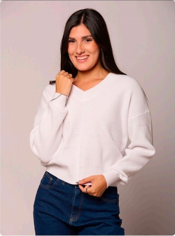 BUZO TEJIDO CUELLO EN V