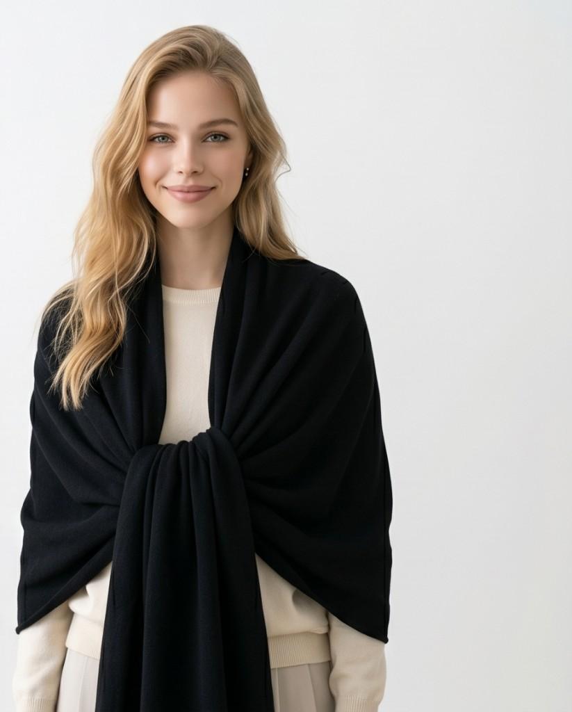 #12 PASHMINA NEGRA