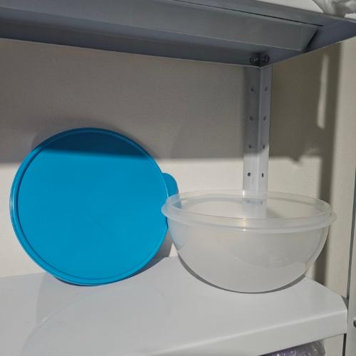 Tazon maravilla transparente tapa azul 3L