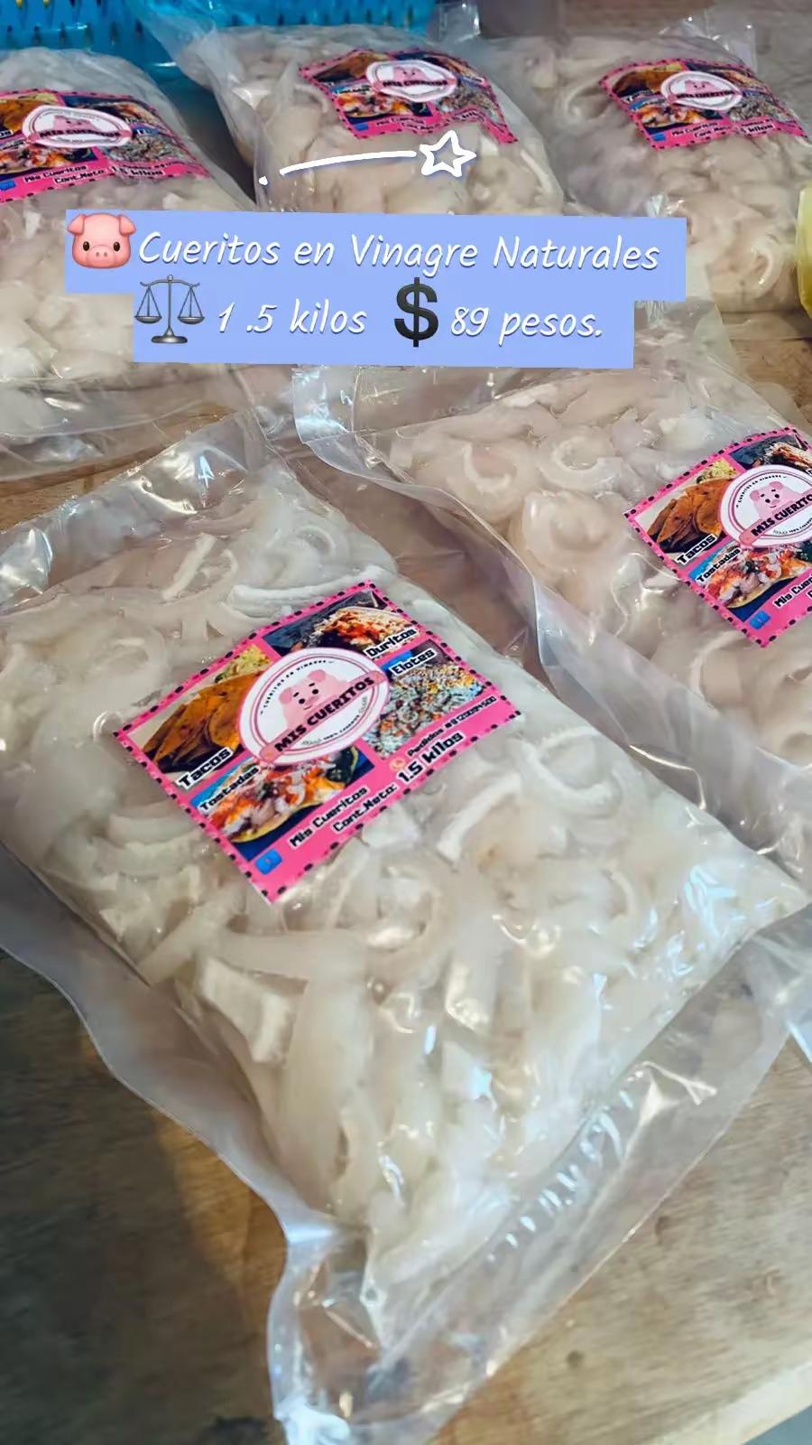 Cueritos Naturales 1.5 kilos