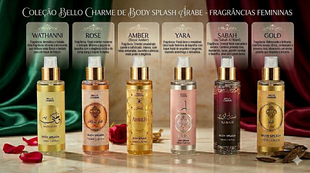 * Árabe / Body Splash Feminino - 100ml