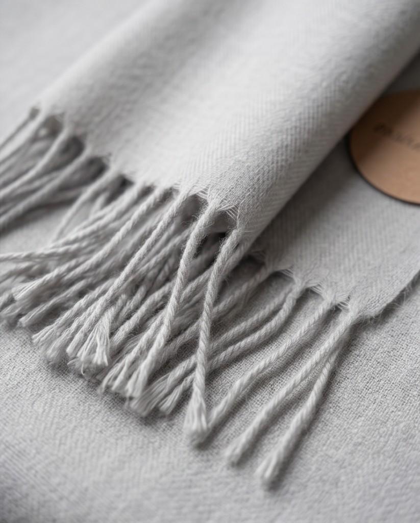 Miniatura 3 de #13 PASHMINA gris claro