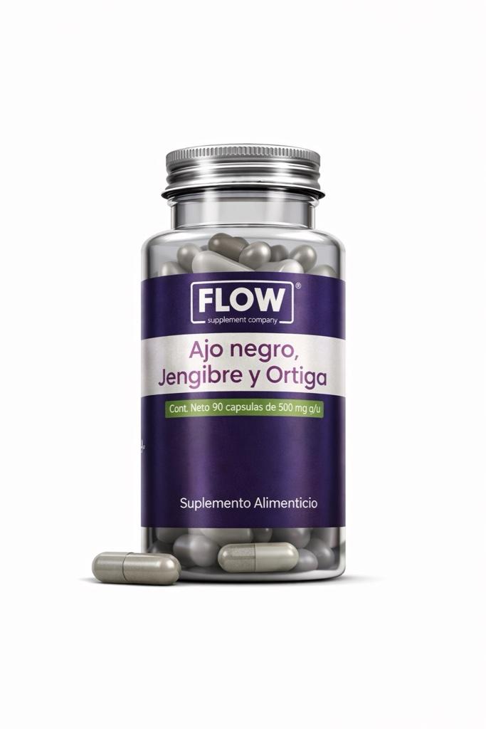 Ajo negro, jengibre y ortiga