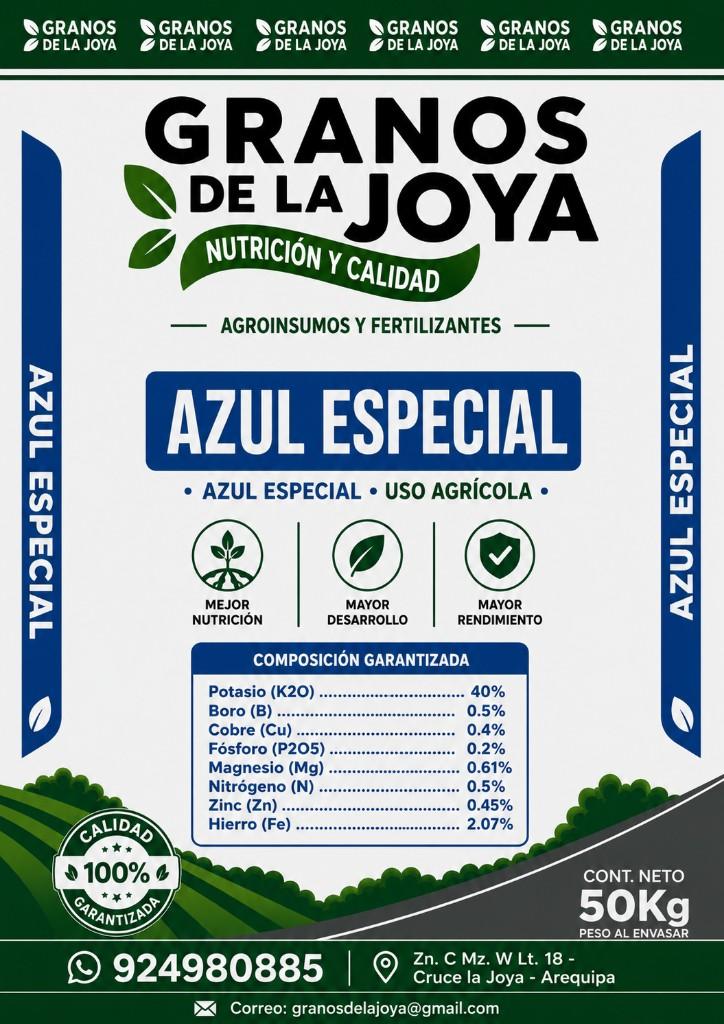 AZUL ESPECIAL