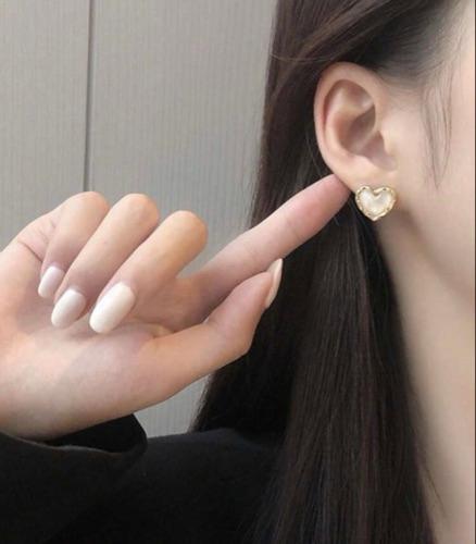 Aretes corazón.