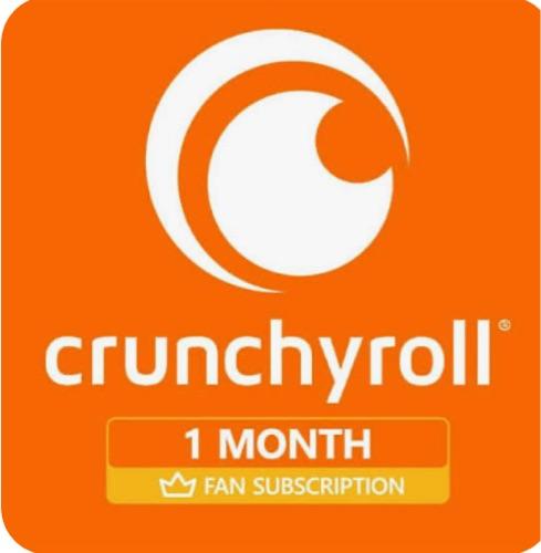 CRUNCHYROLL X 1 MES