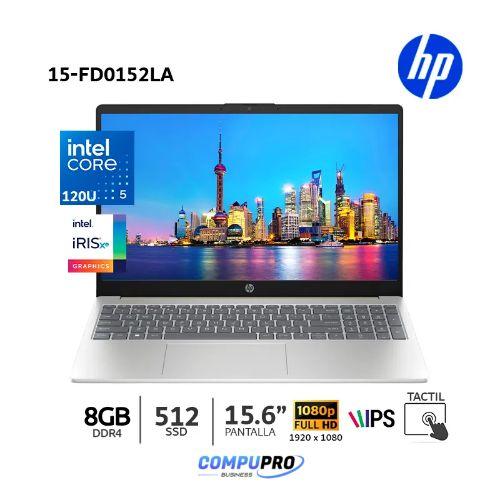 HP 15-FD0255LA CORE 5,  RAM 8GB, SSD 512GB. 15.6"