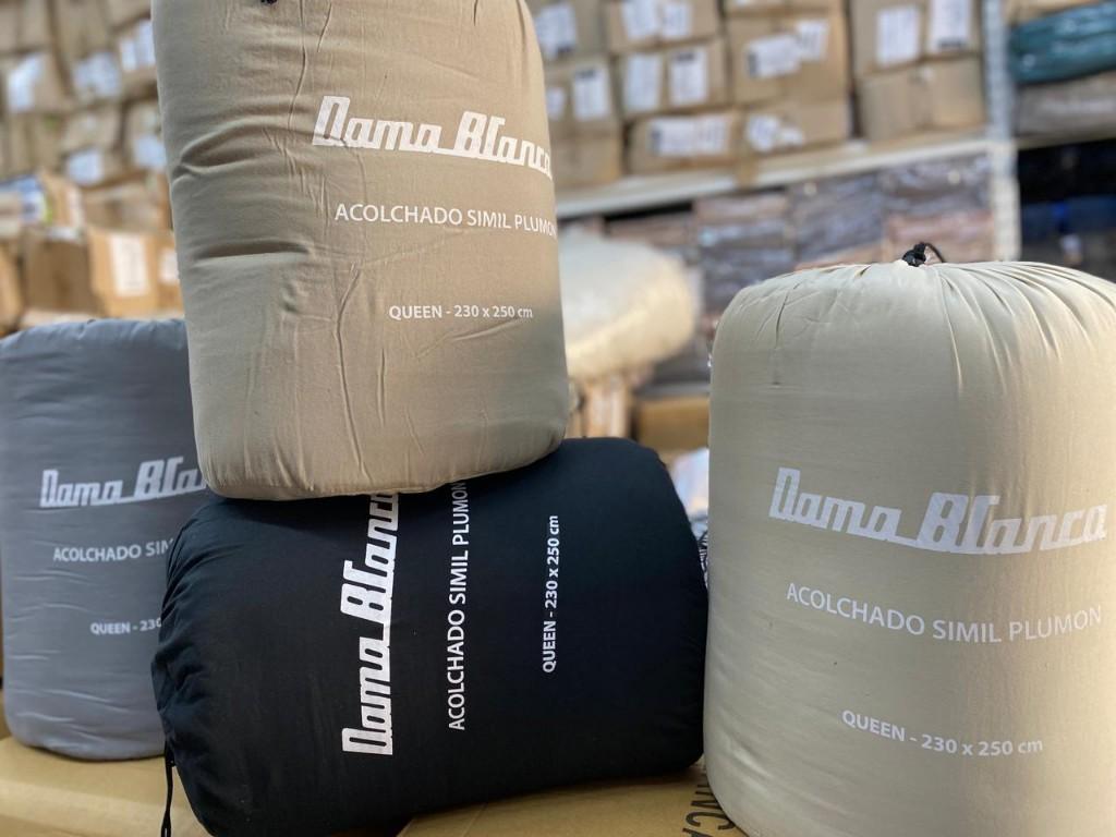 Acolchado símil plumón