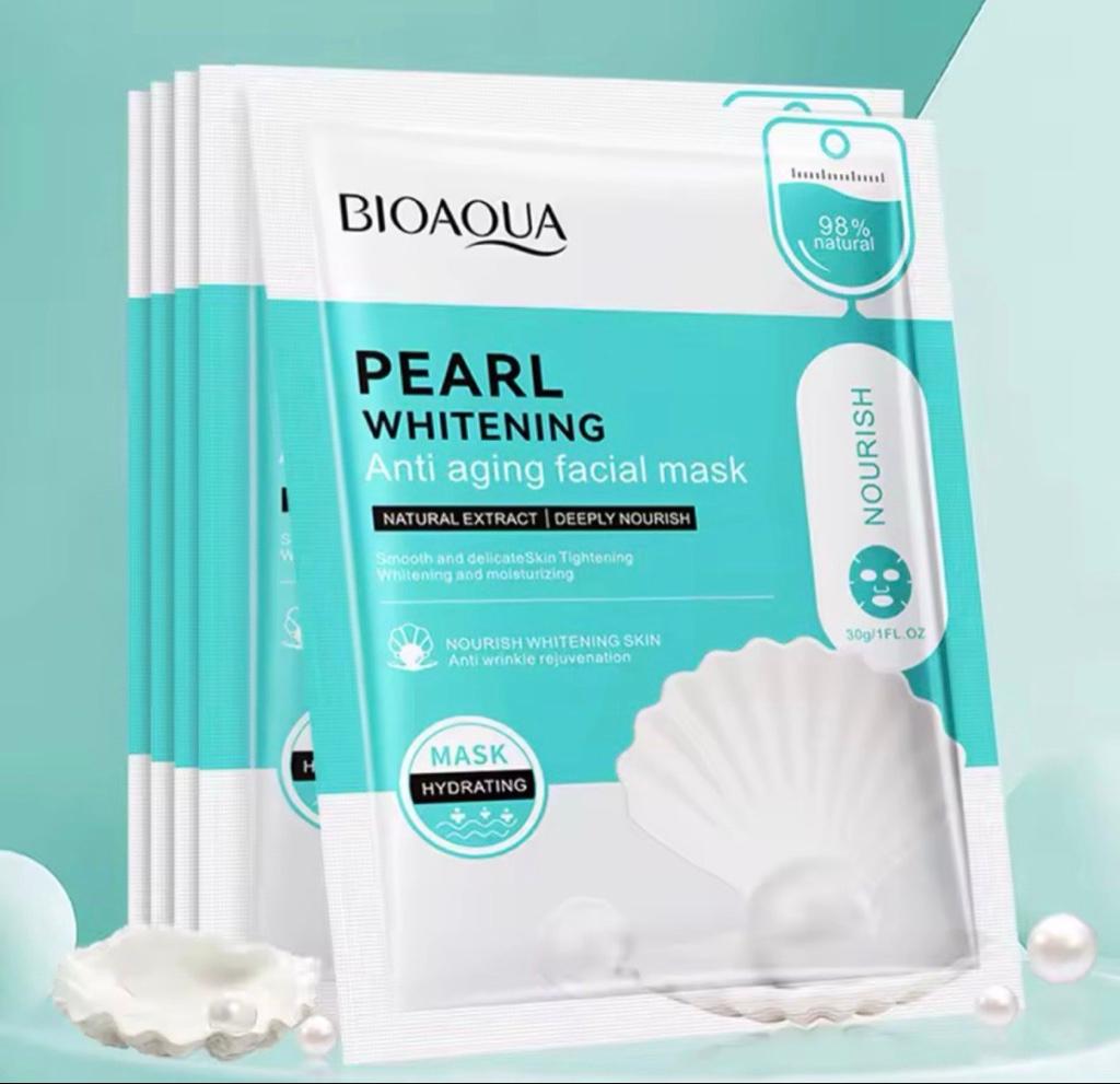 BIOAQUA MASCARILLA FACIAL - PEARL WHITENING