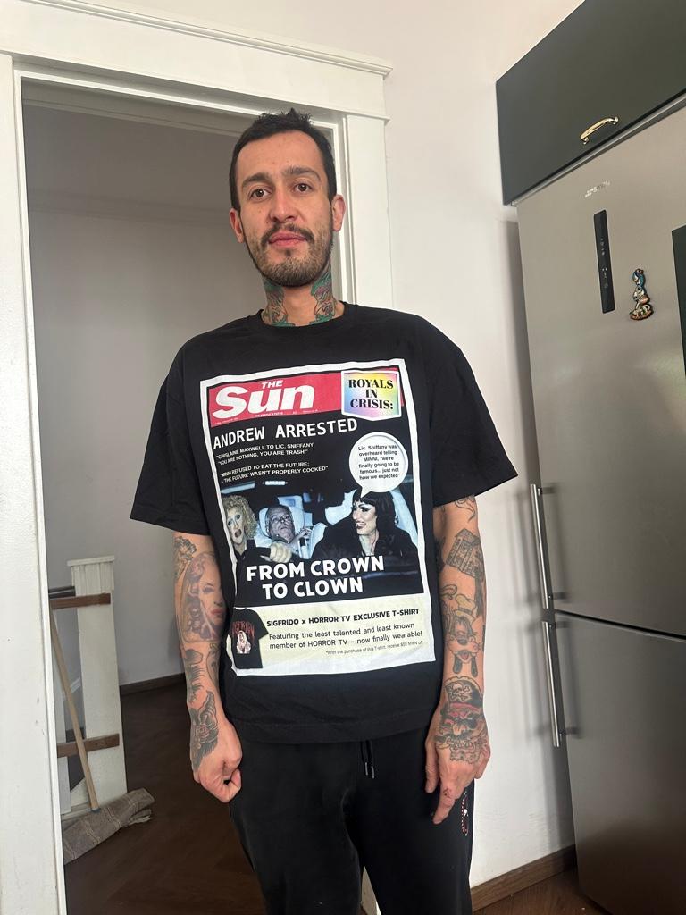 Playera The Sun: Andrew Arrested