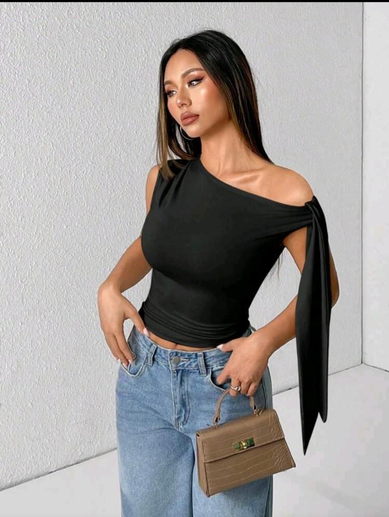 Blusa hombro amarrar