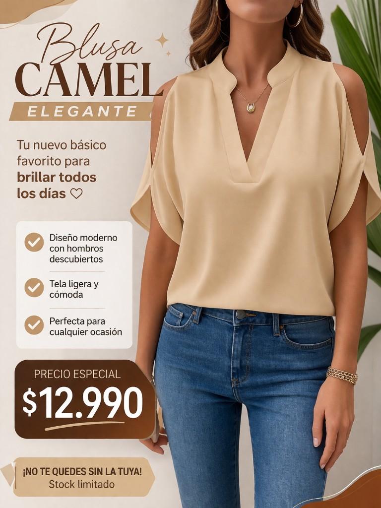 Blusa con hombroa abiertos
