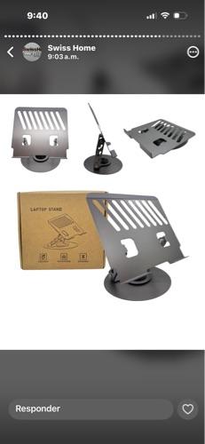 Base para computador giratoria 360º