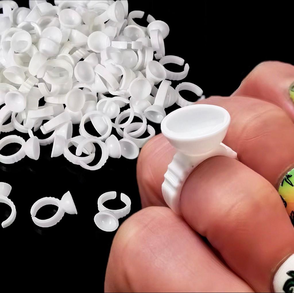 ANILLOS DE PEGAMENTOS BLANCO PAQ 50 UNIDADES