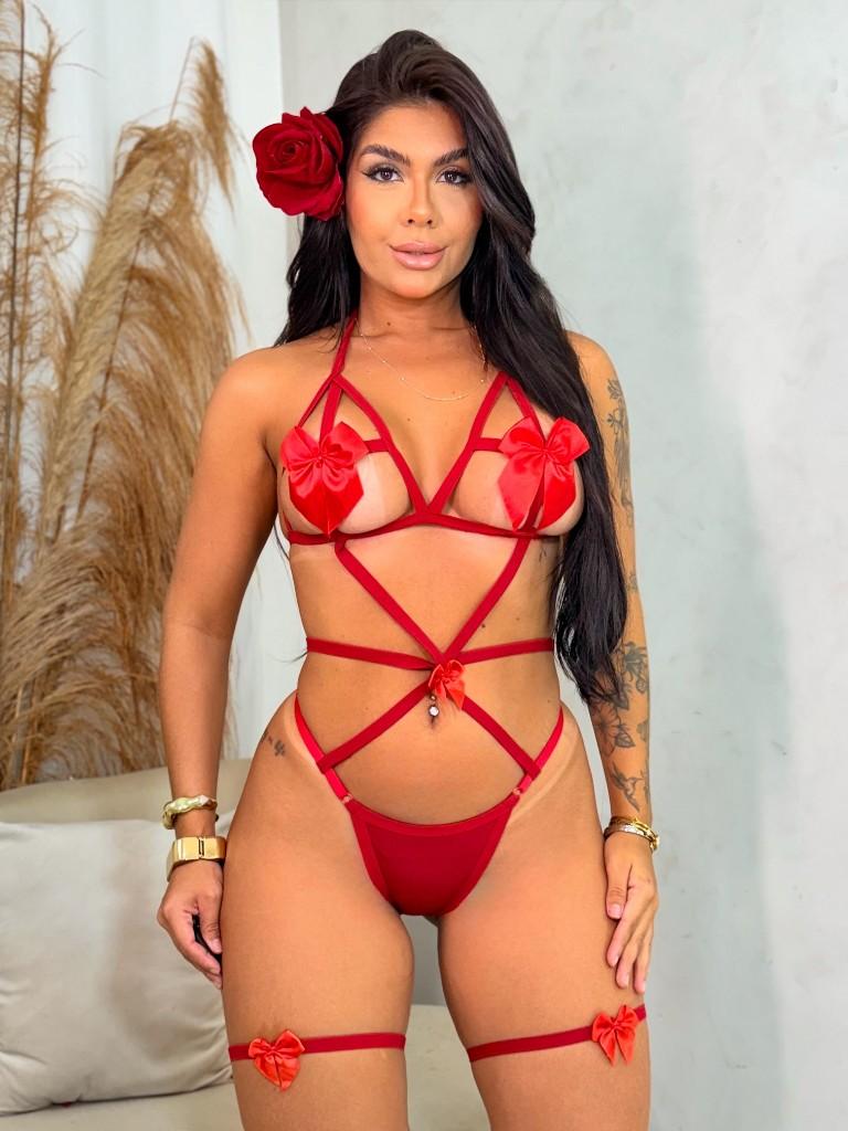 Body Safadinha Vermelho