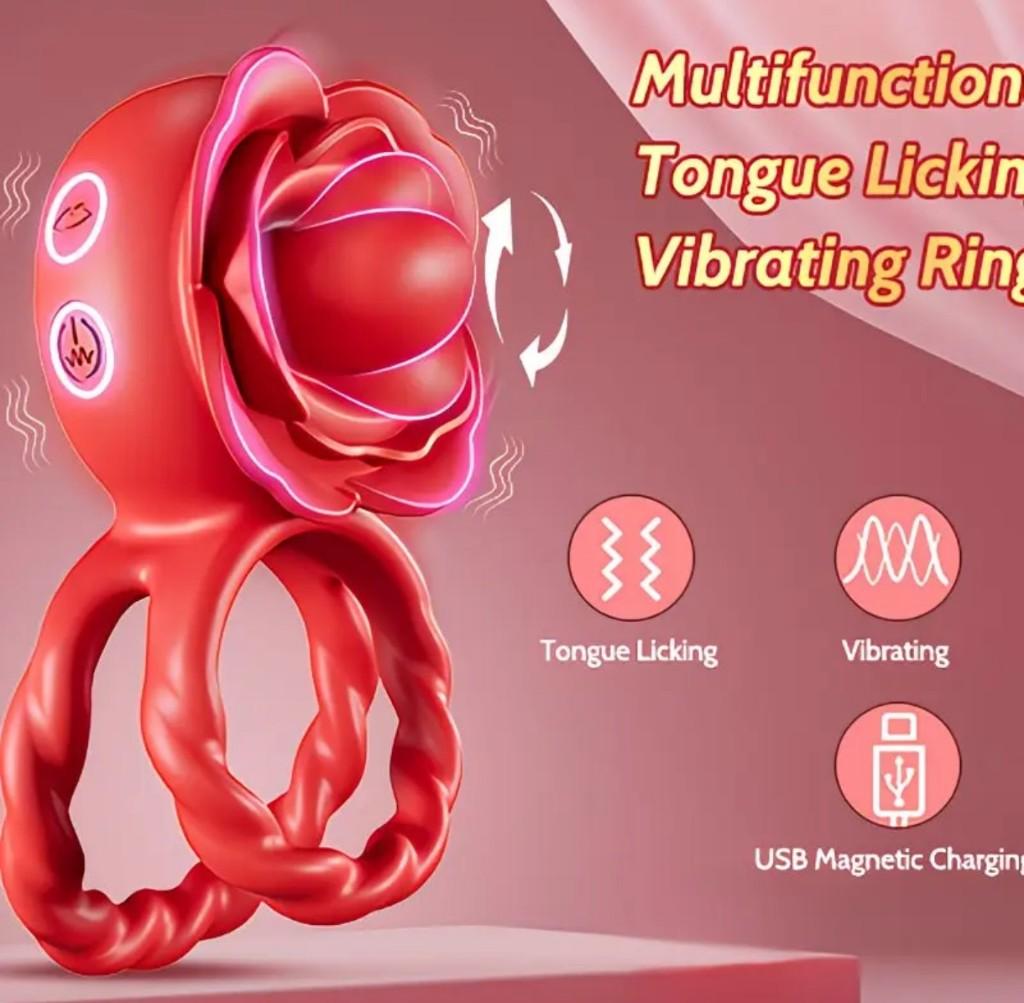 Miniatura 2 de Anillo vibrador lamedor