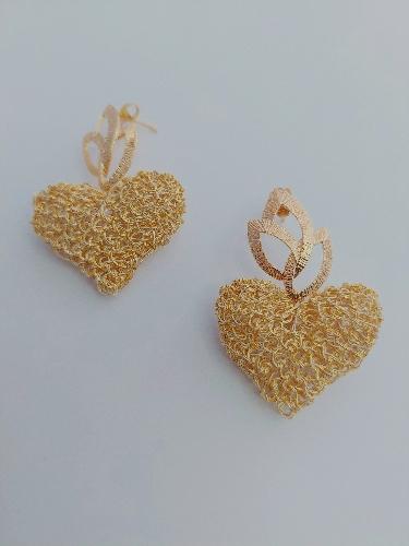 Aretes Bombé Oro