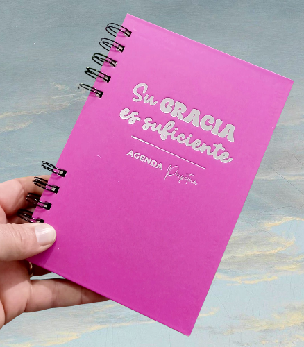 Agenda perpetua tapa dura fucsia