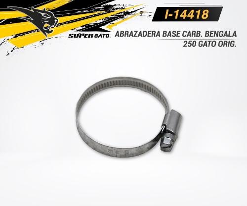 ABRAZADERA BASE CARB. BENGALA 250 GATO ORIG.